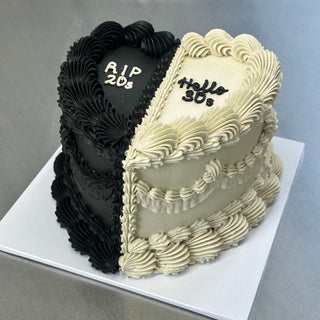 half-half cake