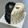 half-half cake